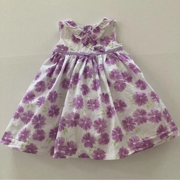 Gymboree | Dresses | Dress Up By Gymboree Baby Girl 62 Months Floral Party  Dress Lavender | Poshmark